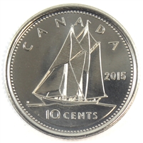 2015 Canada 10-cent Brilliant Uncirculated (MS-63)