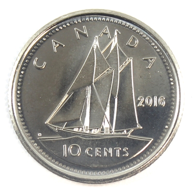 2016 Canada 10-cent Brilliant Uncirculated (MS-63)