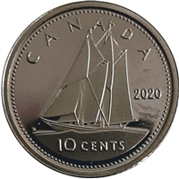 2020 Canada 10-cents Proof (non-silver)