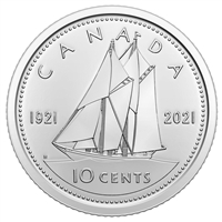 2021 Classic Double Date Canada 10-cent Brilliant Uncirculated (MS-63)