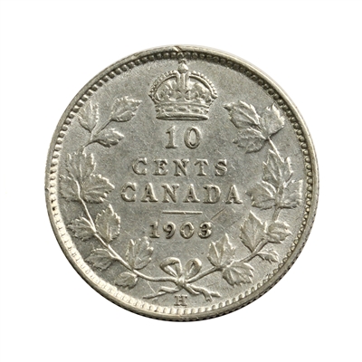 1903H Canada 10-cents Extra Fine (EF-40) $