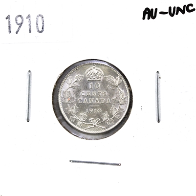 1910 Canada 10-cents AU-UNC (AU-55) $