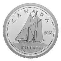 2023 Canada 10-cents Silver Proof (No Tax)