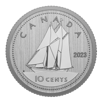 2023 QEII Canada 10-cents Specimen