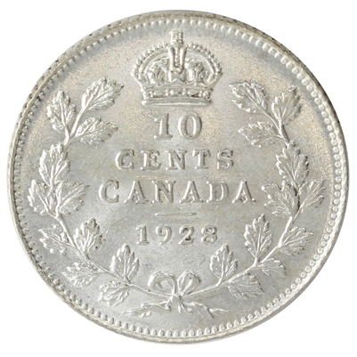 1928 Canada 10-cents UNC+ (MS-62) $