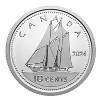 2024 Canada 10-cents Silver Proof (No Tax)