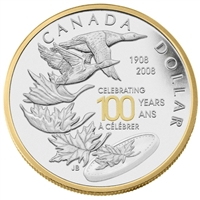 2008 Canada $1 Royal Canadian Mint Centennial SE Proof Sterling Silver
