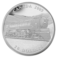 2009 $20 Great Canadian Locomotives - Jubilee Fine Silver (No Tax)