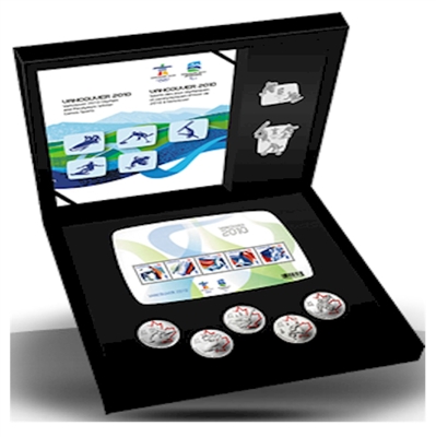 2010 Canada Vancouver Silver Collector's Set issued by the RCM