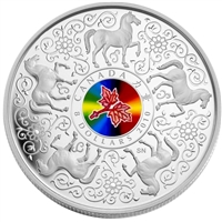 2010 Canada $8 Maple of Strength Sterling Silver Coin