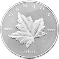 2010 Canada $5 Piedfort Silver Maple Leaf (TAX Exempt)