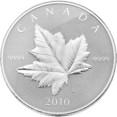 RDC 2010 Canada $5 Piedfort Silver Maple Leaf (No Tax) No Sleeve