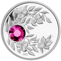 2012 Canada $3 Birthstone Collection - January Fine Silver -