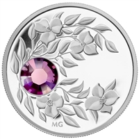 2012 Canada $3 Birthstone Collection - February Fine Silver