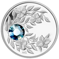 2012 Canada $3 Birthstone Collection - March Fine Silver