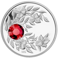 2012 Canada $3 Birthstone Collection - July Fine Silver
