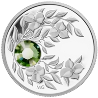 2012 Canada $3 Birthstone Collection - August Fine Silver