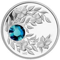 2012 Canada $3 Birthstone Collection - December Fine Silver