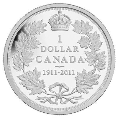 2011 Canada Sp. Ed. 1911 Silver Dollar Centennial Proof Sterling Silver Dollar