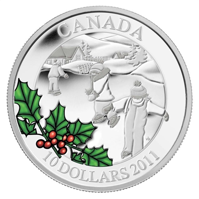 2011 Canada $10 Little Skaters Fine Silver Coin (TAX Exempt).