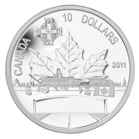 2011 Canada $10 Highway of Heroes Fine Silver Coin (TAX Exempt)