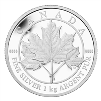 2012 Canada $250 Maple Leaf Forever Kilo Fine Silver Coin (TAX Exempt)