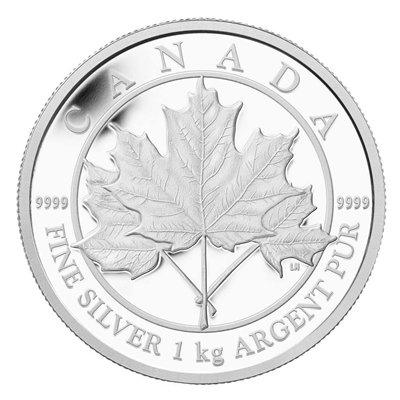 2012 Canada $250 Maple Leaf Forever Kilo Fine Silver Coin (TAX Exempt)