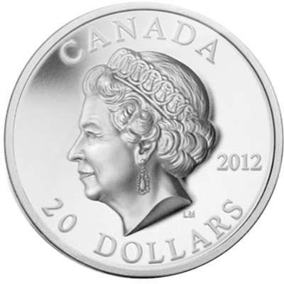 2012 Canada $20 Queen's Diamond Jubilee - Portrait in UHR (TAX Exempt)