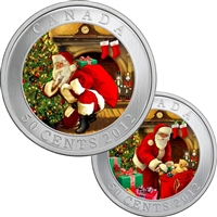 2012 Canada 50-cent Santa's Magical Visit Lenticular Coin