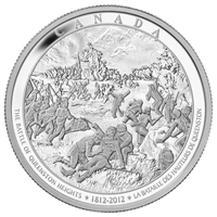 2012 Canada $250 Battle of Queenston Heights Silver Kilo (No Tax)