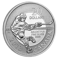 2013 Canada $20 for $20 #7 Hockey Fine Silver (No Tax)
