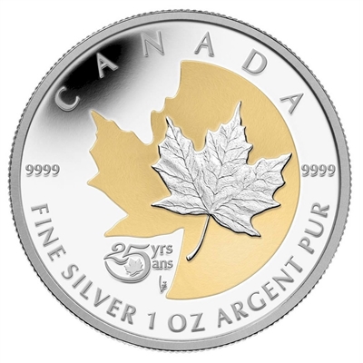 RDC 2013 Canada $5 25th Anniv. SML w/ Selective Gold Plating (No Tax) impaired