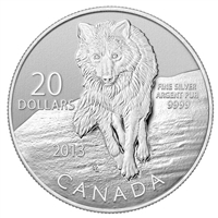 2013 Canada $20 for $20 #8 Wolf Fine Silver (No Tax)