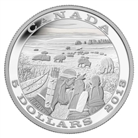 2013 Canada $5 Tradition of Hunting - Bison Fine Silver (No Tax)
