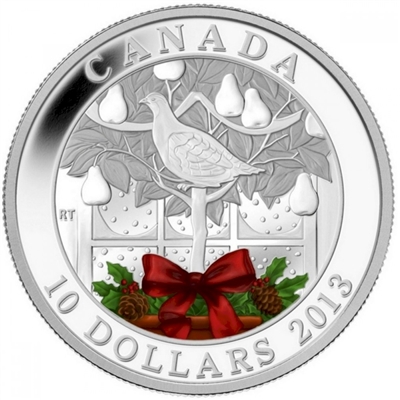 2013 Canada $10 A Partridge in a Pear Tree Fine Silver (No Tax)