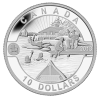 2013 $10 O Canada - Canadian Summer Fun (#5) Fine Silver (No Tax)