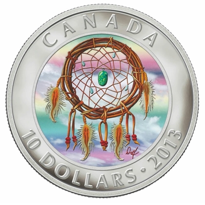 2013 Canada $10 Dreamcatcher Fine Silver Coin (TAX Exempt)