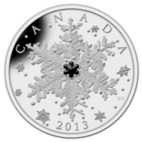 2013 Canada $20 Winter Snowflake Fine Silver