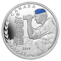 RDC 2014 Canada $20 50th Anniversary of Peacekeeping in Cyprus (No Tax) impaired