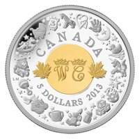 2013 Canada $5 Royal Infant Toys Fine Silver (No Tax)