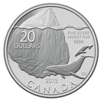 2013 Canada $20 for $20 #9 Iceberg Fine Silver (No Tax)