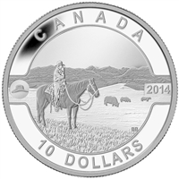 2014 $10 O Canada - The Canadian Cowboy (#7) Fine Silver (No Tax)