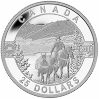 2014 $25 O Canada - Cowboy in the Canadian Rockies (TAX Exempt)