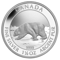 2013 Canada $8 Polar Bear Proof 1.5oz Fine Silver (No Tax)