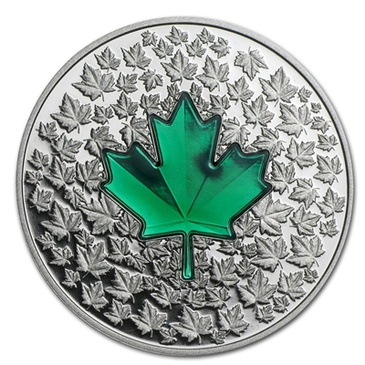 RDC 2014 Canada $20 Maple Leaf Impression Fine Silver (No Tax) Toned