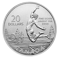 2014 Canada $20 for $20 #13 Summertime Fine Silver (TAX Exempt)