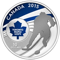 2015 Canada $10 Toronto Maple Leafs Fine Silver (No Tax)