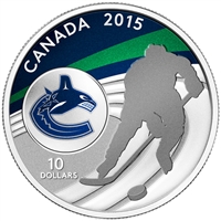 2015 Canada $10 Vancouver Canucks Fine Silver (TAX Exempt)