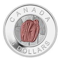 2014 $5 Flowers in Canada - Tulip Fine Silver & Niobium Coin (No Tax)