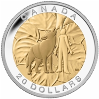 2014 Canada $20 The Seven Sacred Teachings: Humility Fine Silver (No Tax)